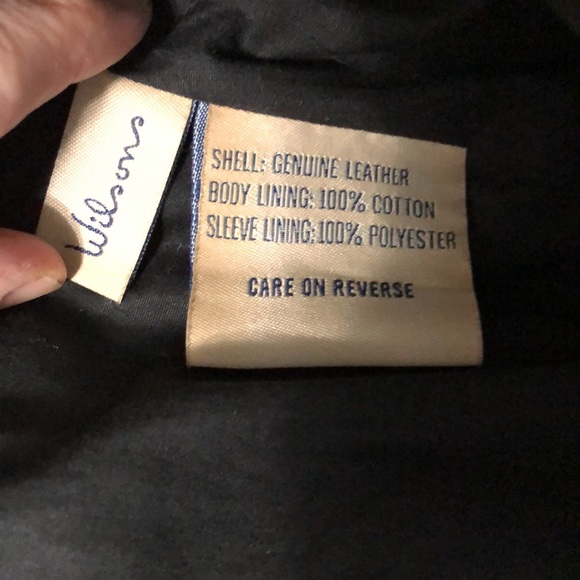 Vintage Wilsons Genuine Leather Moto Jacket - Picture 4 of 13